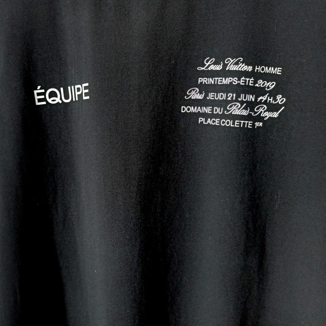 Louis Vuitton Equipe 2018 Shirt (Black) - 30 L 22 W, Men's Fashion, Tops &  Sets, Tshirts & Polo Shirts on Carousell
