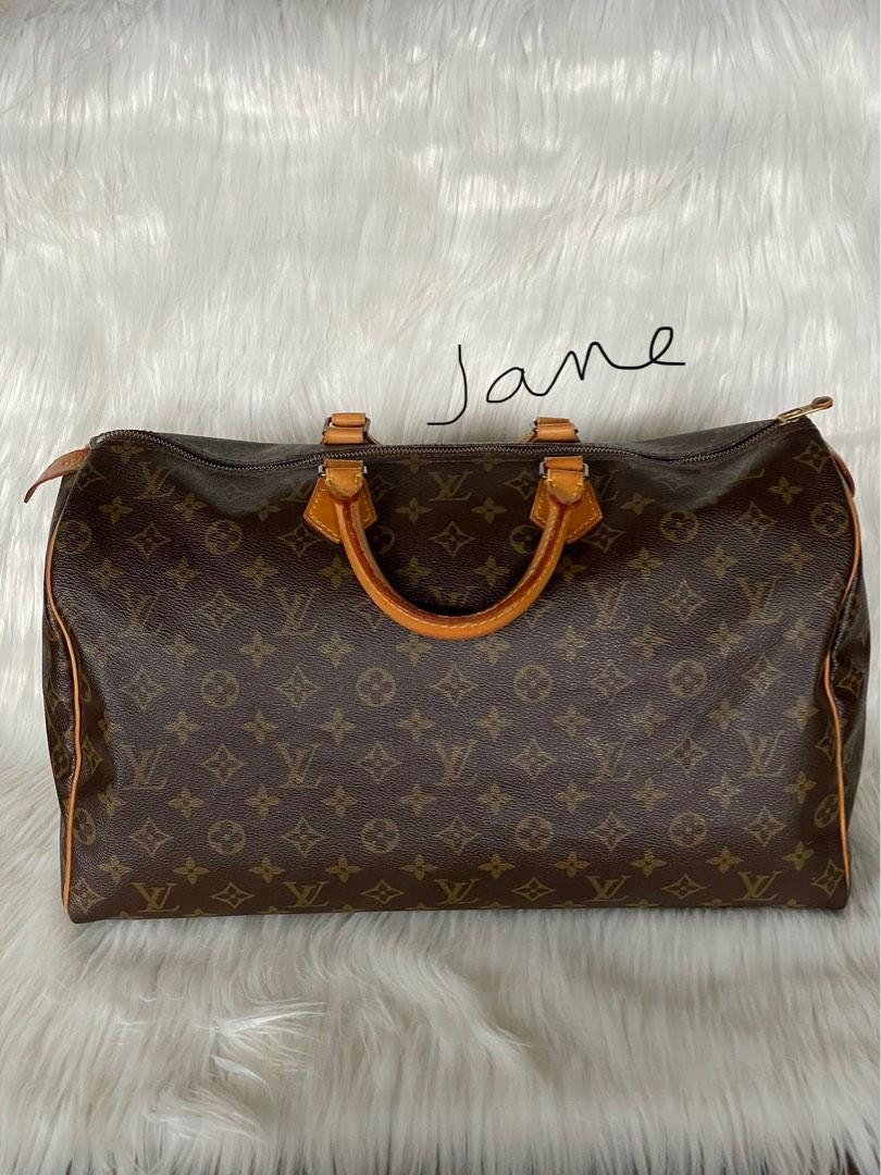 Louis Vuitton Speedy 40 (Category: Luxury Bags & Wallets) located in Mandaue City. Submitted by jane2872 (Listing ID 1182792066, Image 1). Description: Size 40 Monogram Authentic No Leather Puller No Padlock & Key No Dustbag Fixed Price + Shipping (LBC).