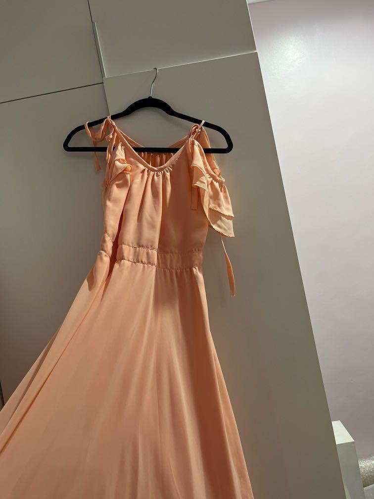 formal dress manila Midi Dress with Pleats and French Sleeves Blue / FR 44 main image 1