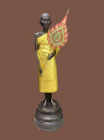 Luang Phor Ruay Standing Bucha Be2565 Wat Tako Base 3” Height 12” Rtss ...