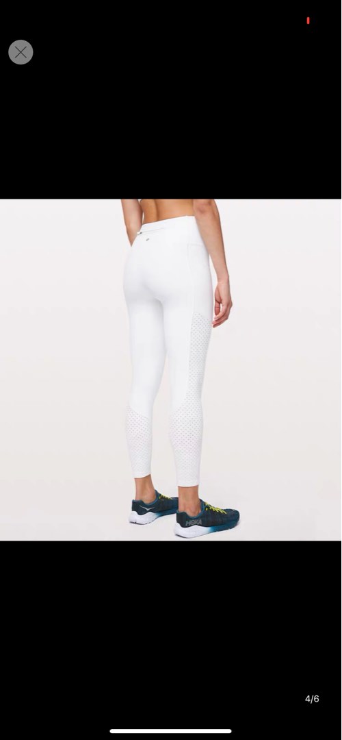 Lululemon Mind Over Miles White Tights, Women's Fashion, Activewear on  Carousell