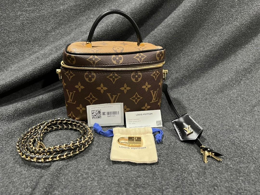 LOUIS VUITTON Vanity NV PM Crossbody Bag M45165 Hand Purse Box