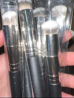 MAC 270S (synthetic round slanted concealer brush) +  MAC 170 synthetic rounded slant foundation brush