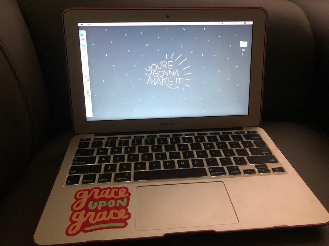 Macbook Air 11” Early 2015 (Category: Laptops & Notebooks) located in Malvar. Submitted by mikkkaaaa (Listing ID 1181608065, Image 3). Description: ❗️2nd hand ❗️NO DENTS/SCRATCHES 💯 ❗️ALL KEYS ARE PERFECTLY WORKING Inclusions: Laptop unit, Charger, 1 laptop case (port wine in color), laptop bag (HP brand) Rfs: Used it very seldom lang since I bought it late 2019 and I’m planning to switch to iPad (kailangan ko ng pang bili so help yo gurl here �