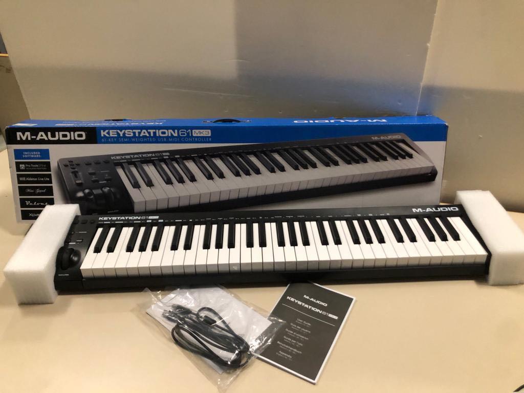 M-audio keystation 61 mk3 usb-midi controller, 興趣及遊戲, 音樂