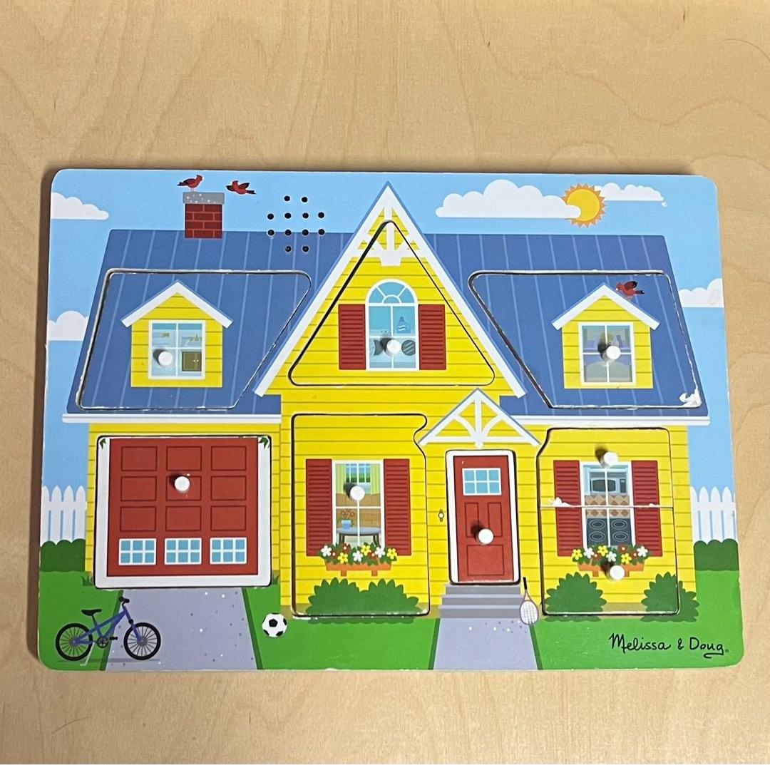 Melissa & Doug Around the house puzzle, Babies & Kids, Infant