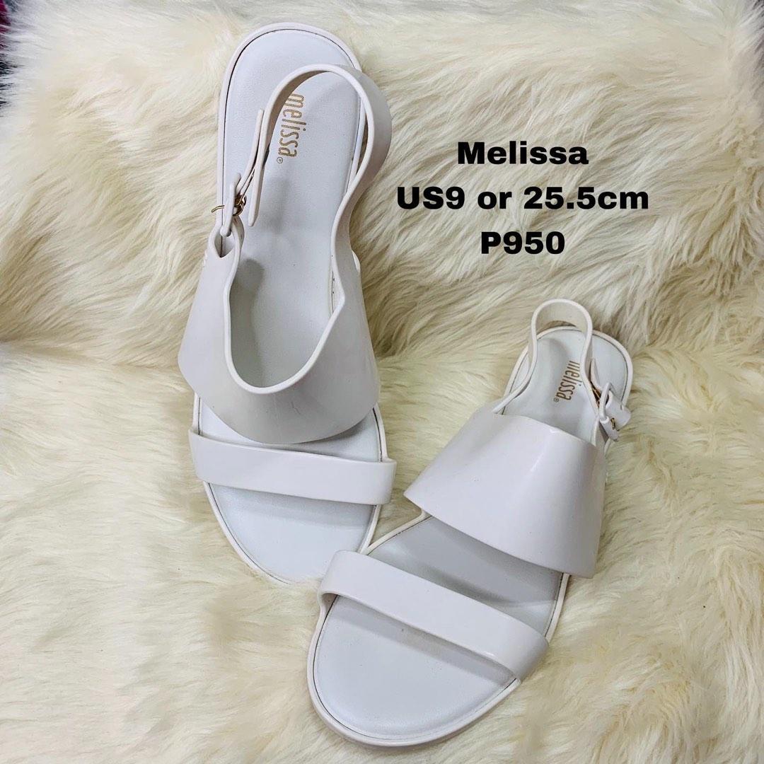 Melissa top white sandals