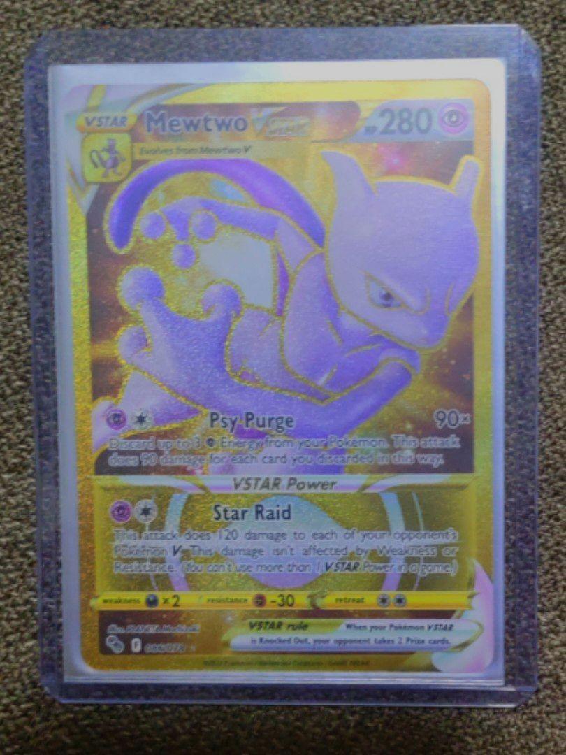  Mewtwo Vstar 086/078 - Pokemon Go - Gold Secret Rare