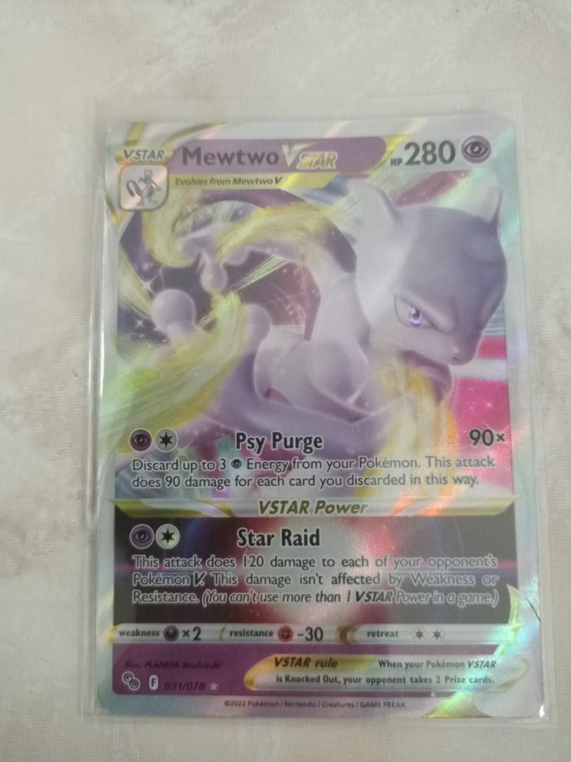 mewtwo v star pokemon go card Amazon.com: Mewtwo Vstar 031/078 - Pokemon Go main image 1