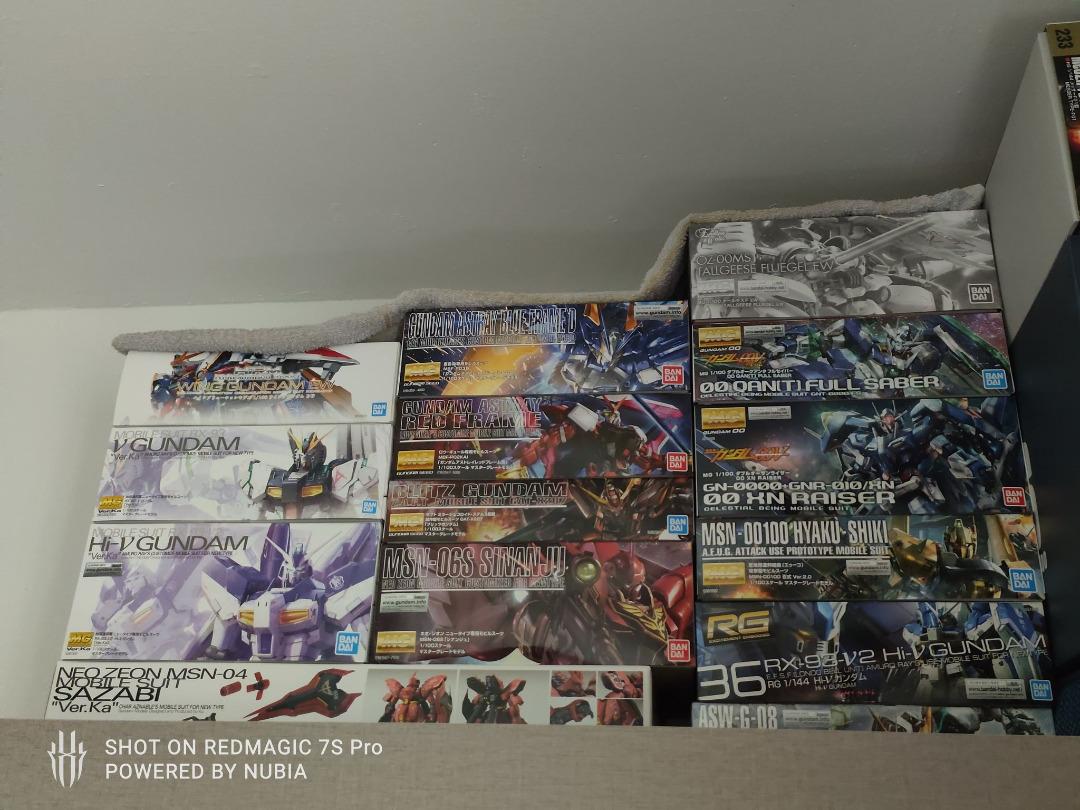 MG gundam/gumpla backlogs clearing sales, Hobbies & Toys, Toys & Games ...