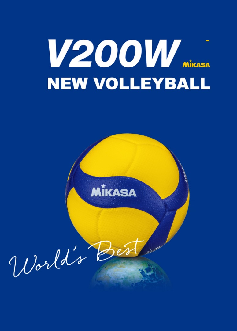 Mikasa Volleyball (certified QR code), Sports Equipment, Sports & Games