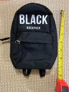 Mini Black Backpack