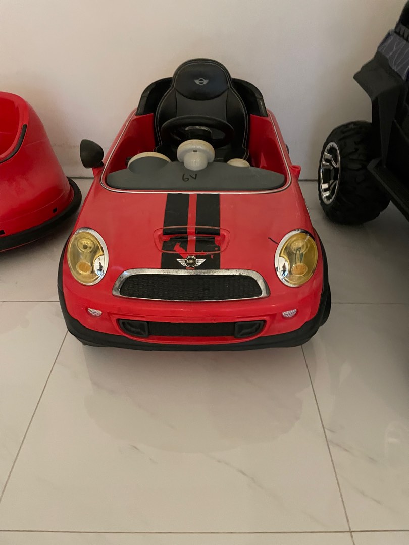 Mini Cooper kids battery car, Hobbies & Toys, Toys & Games on Carousell