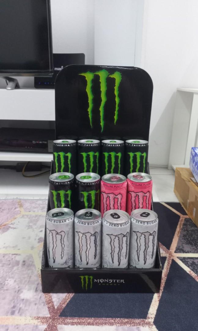 Monster energy drink display, Furniture & Home Living, Home Decor