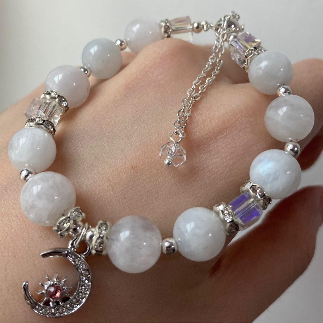 Moonstone outlet charm bracelet