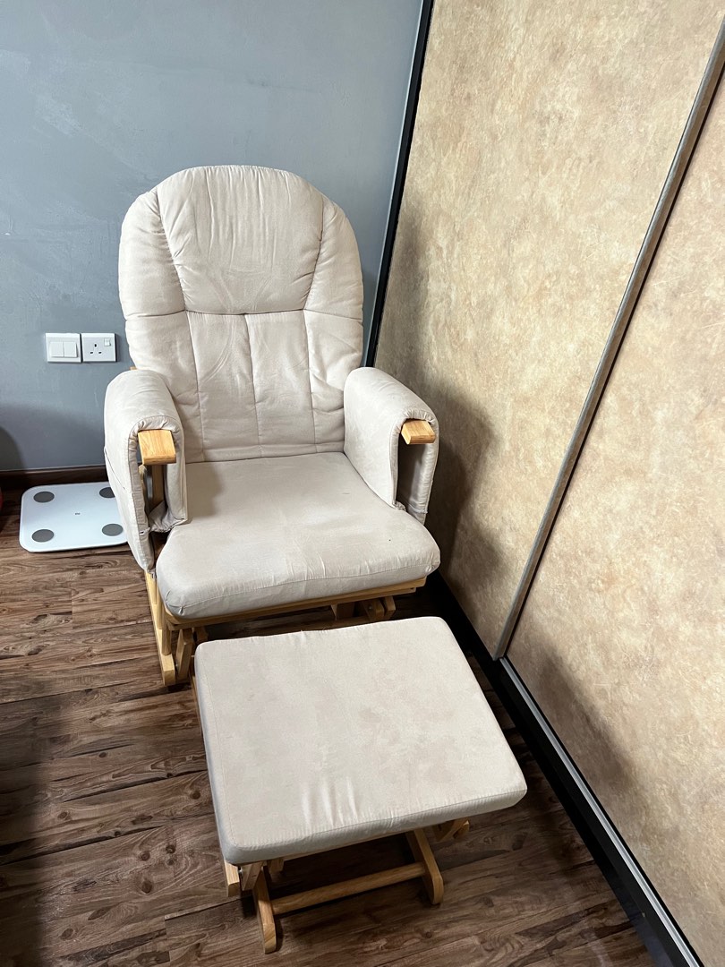 Mothercare gliding nursing chair, Furniture & Home Living, Furniture, Shelves, & Racks