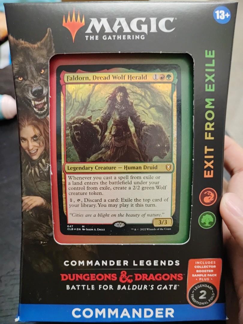 Mtg Magic the gathering Exit from Exile baldur