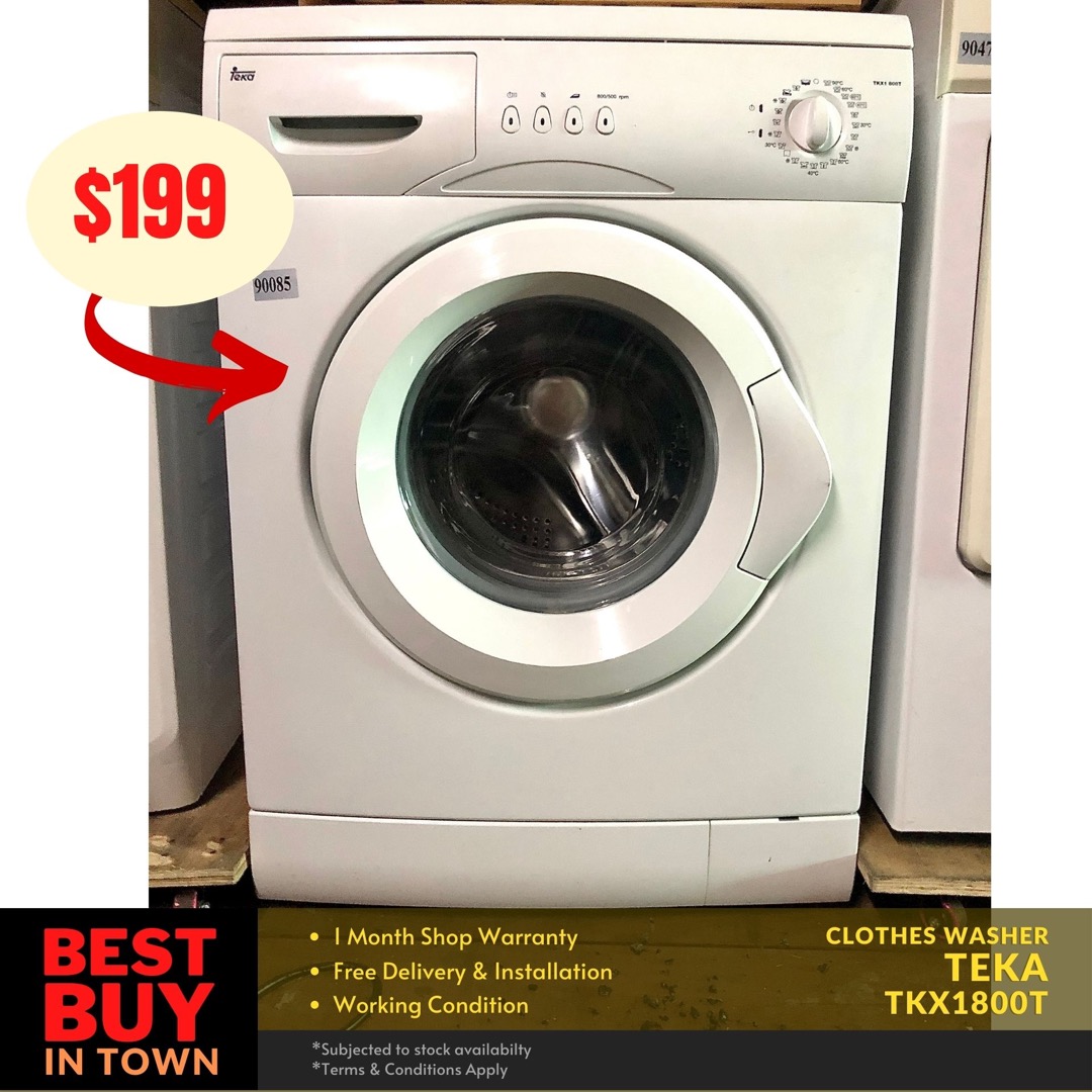MUST BUY! TEKA 6KG Front-Load Washing Machine (90085), TV & Home ...