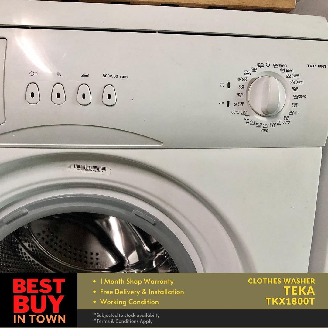 MUST BUY! TEKA 6KG FrontLoad Washing Machine (90085), TV & Home