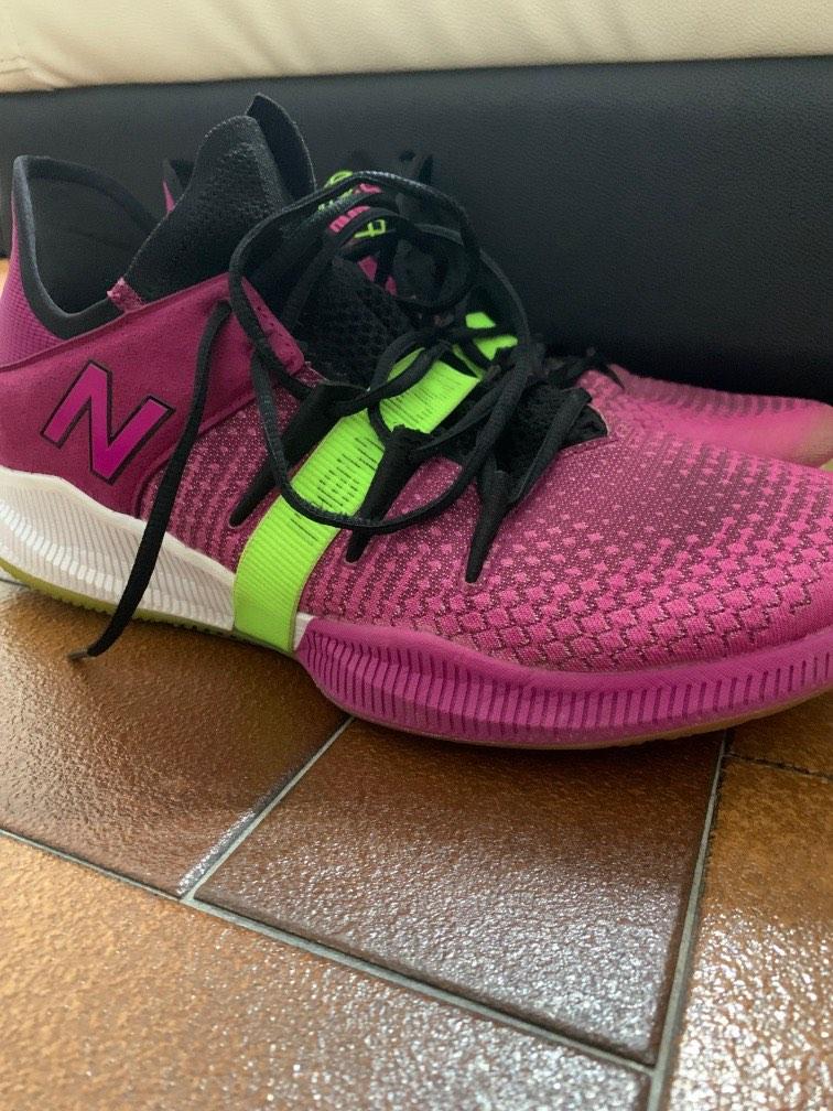 Purple and hotsell green basketball shoes