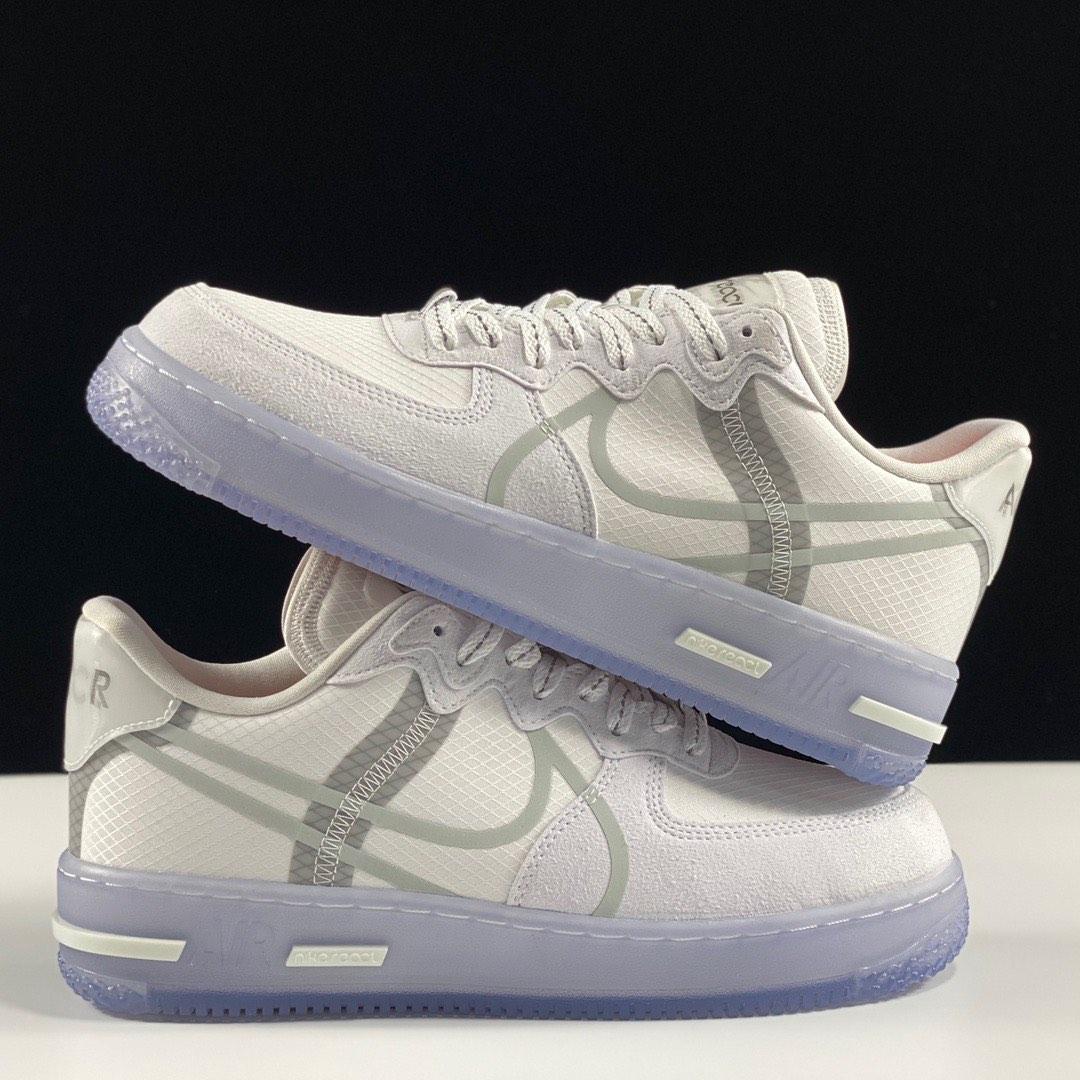 air force one react white ice