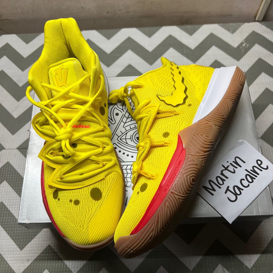 mens spongebob kyrie 5