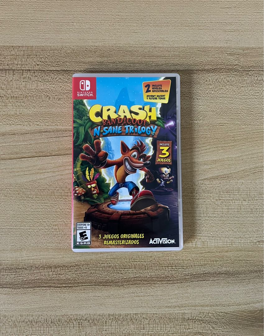 Nintendo Switch Crash Bandicoot N Sane Trilogy, Video Gaming, Video