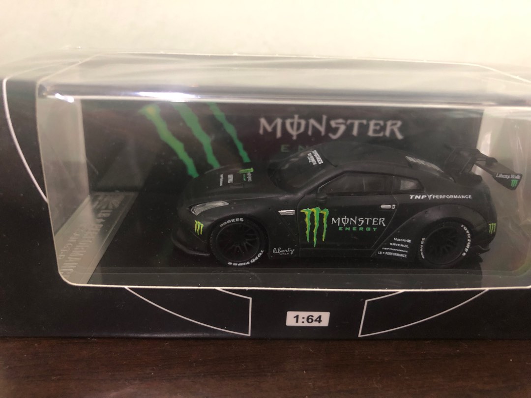 lbwk nissan GTR モンスターエナジー 1/64 OldTime Model 1/64 ニッサン R35 モンスターエナジー GTR