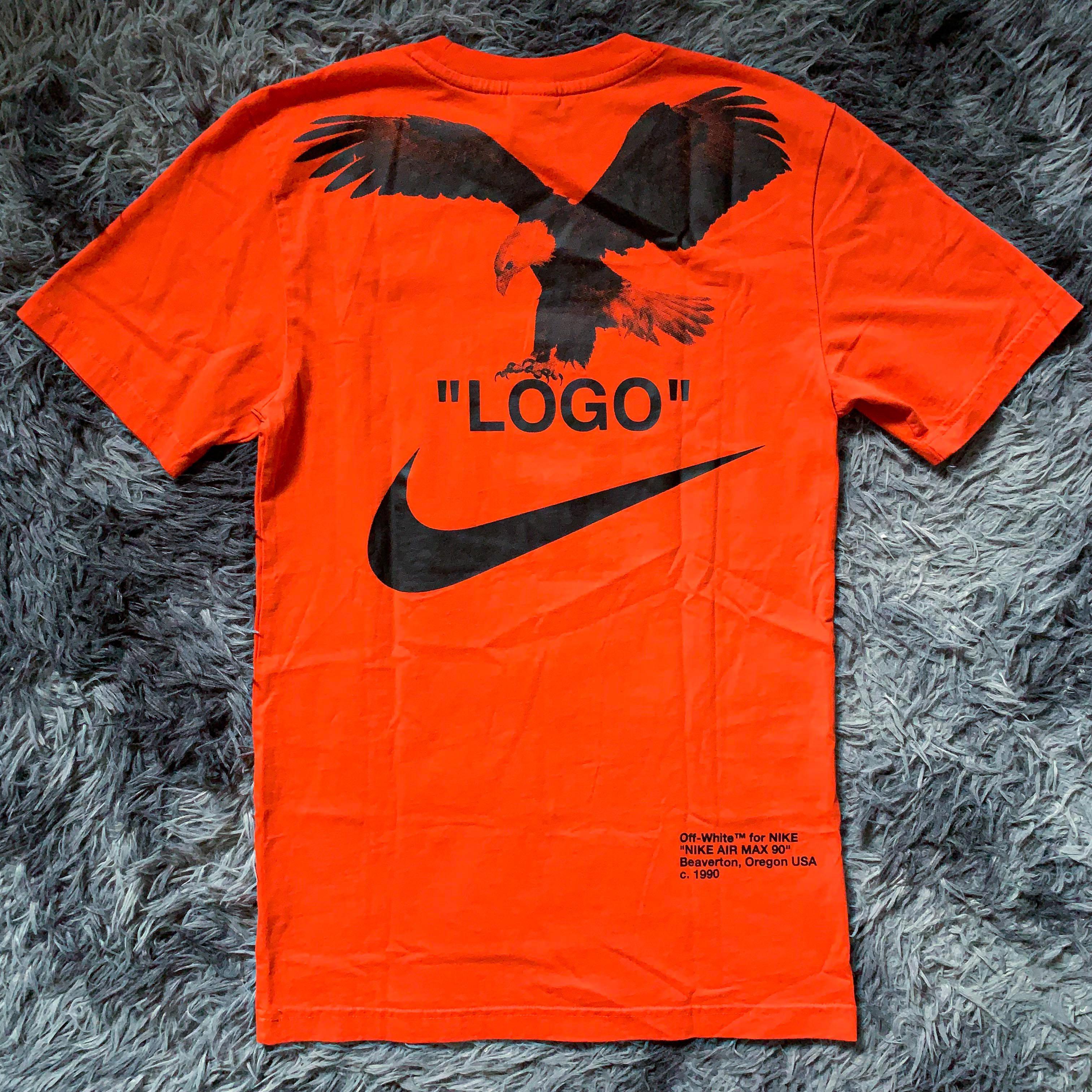 Nike x off white tee orange clearance