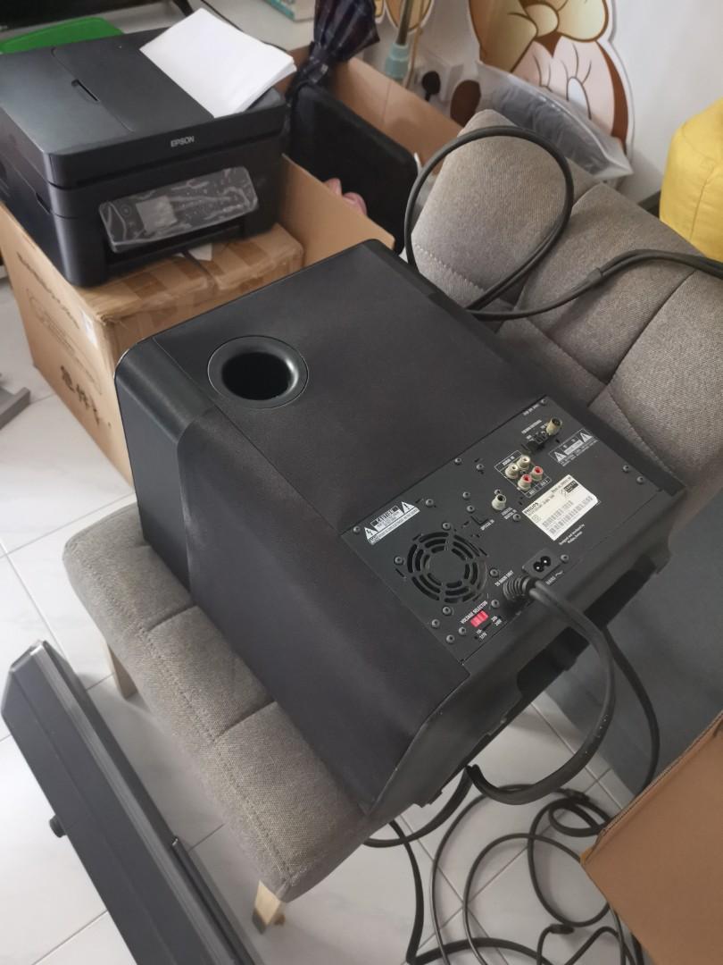 Older Philips Sound System Soundbar Woofer Speaker, TV & Home