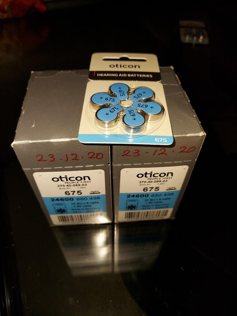 oticon Hearing Aids Battery, Health & Nutrition, Assistive