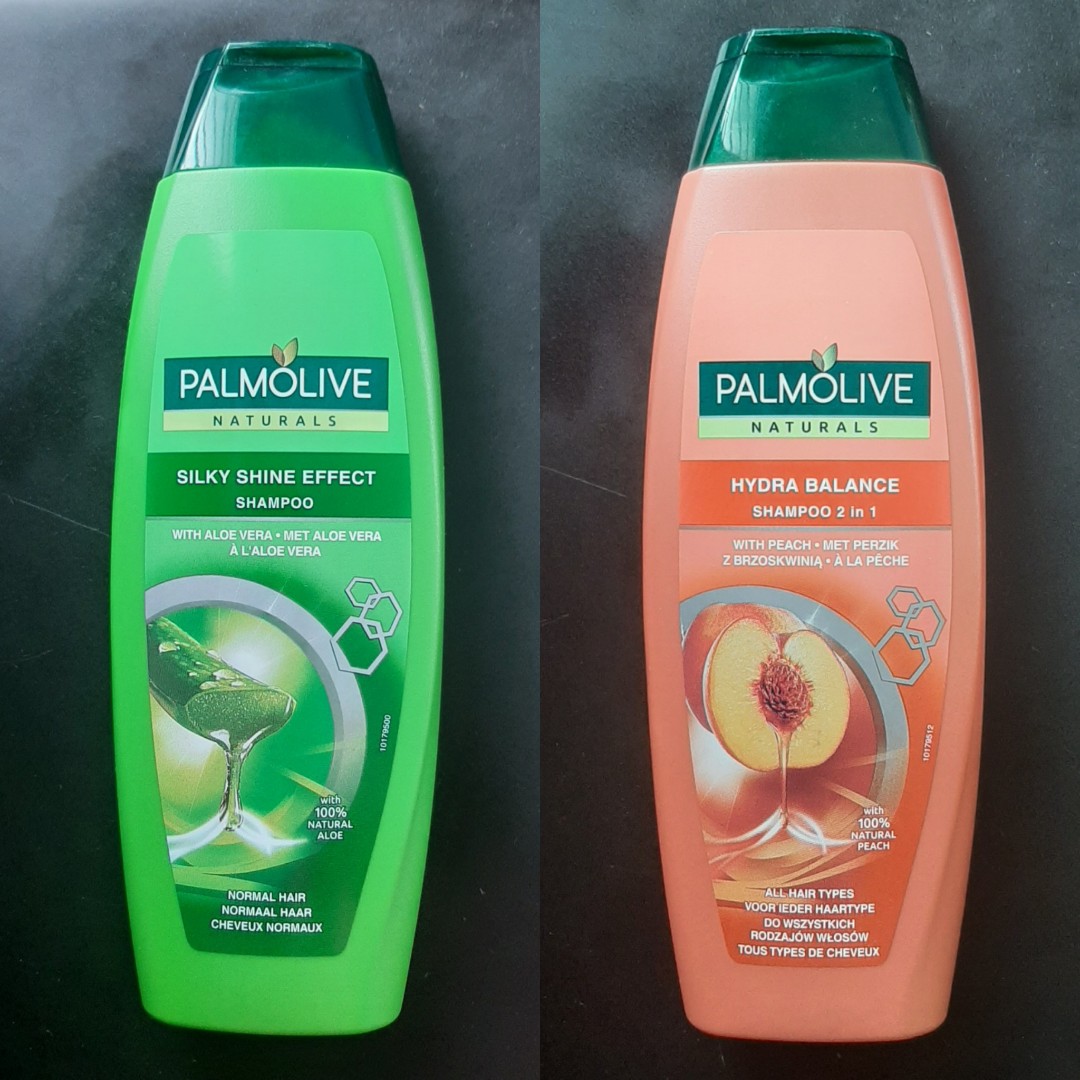 Palmolive Naturals Shampoo 350ml Silky Shine Aloe Vera Or Hydra Balance 2 In 1 Conditioner Peach 3546