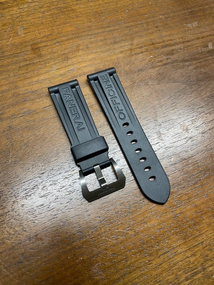 Panerai rubber strap, Luxury, Watches on Carousell