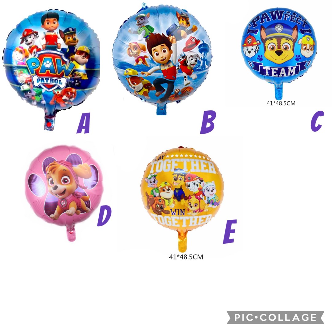 Paw Patrol party supplies party balloons/ party deco, Hobbies & Toys