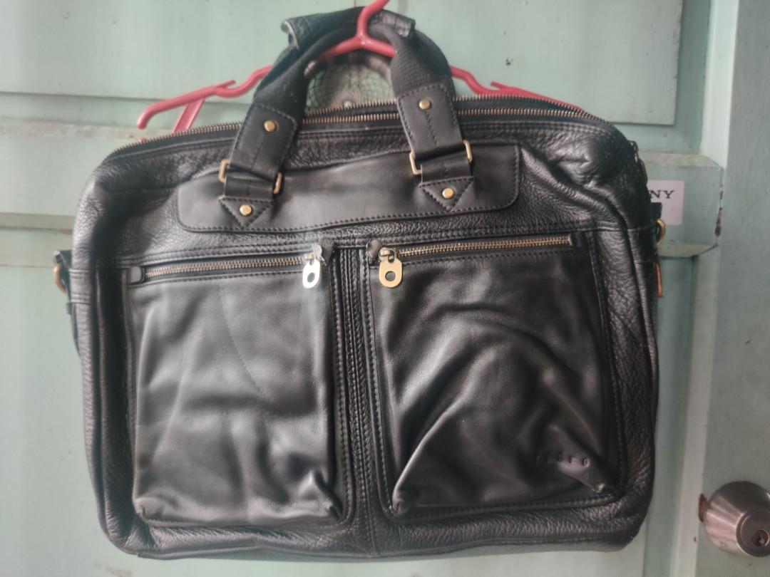 Pedro leather messenger bag, Men's Fashion, Bags, Sling Bags on Carousell