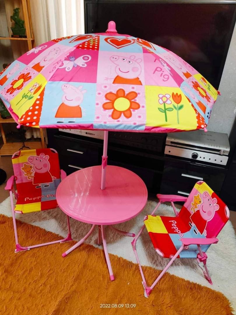 Peppa pig garden shop table and chairs