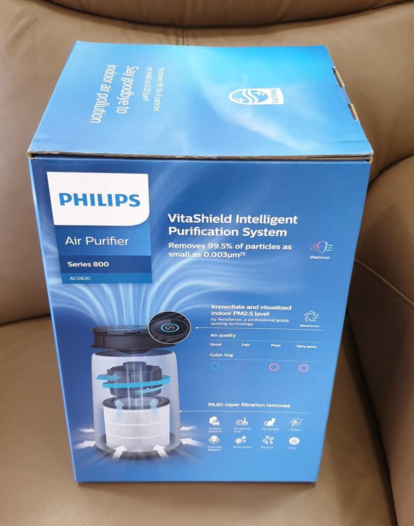 PHILIPS Air Purifier Series 800 AC0820, TV & Home Appliances, Air