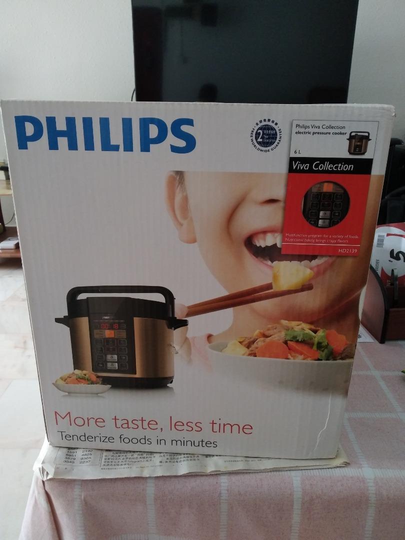 Philips Viva Collection ME Computerized electric pressure cooker (HD2139), TV & Home Appliances