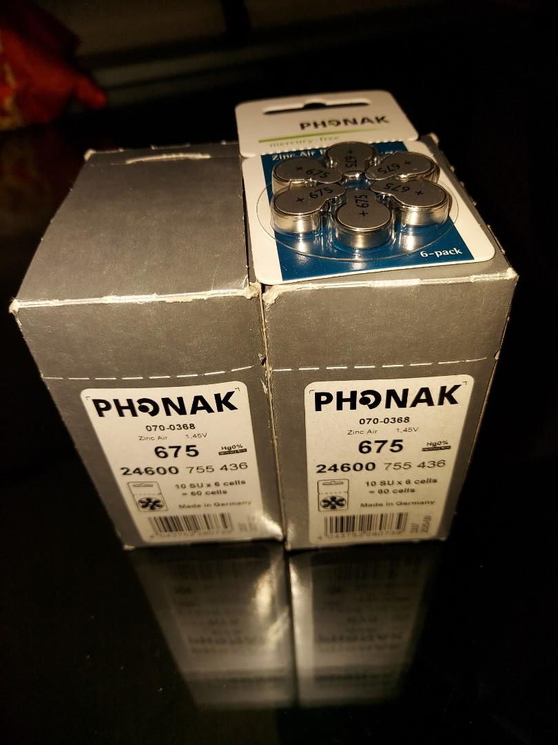 PHONAK Hearing Aids Battery, Health & Nutrition, Assistive