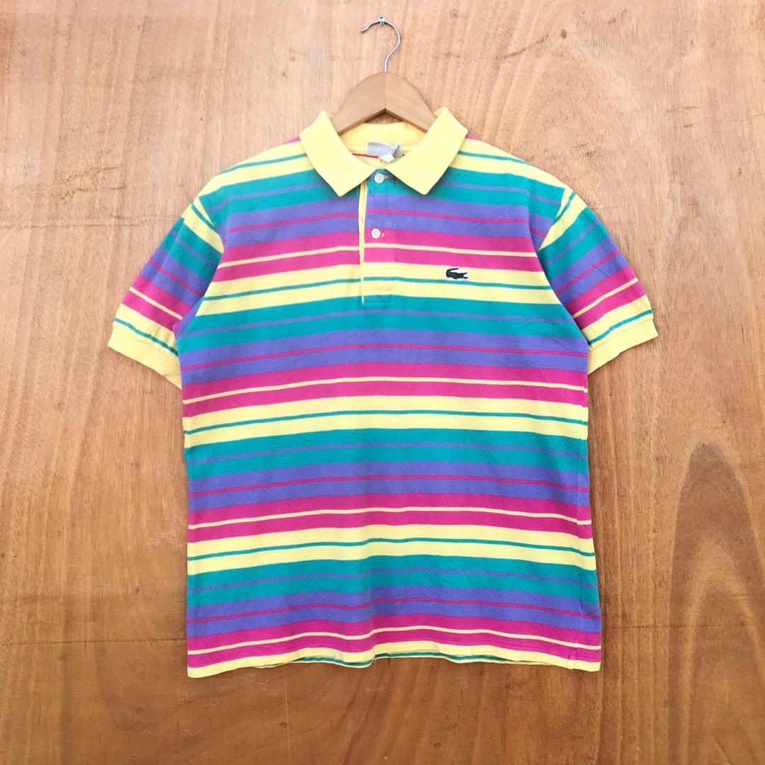 Lacoste rainbow polo shop