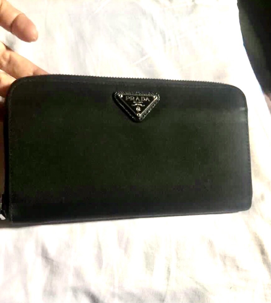 Prada Fabric Zip around Wallet Luxury Bags Wallets on Carousell