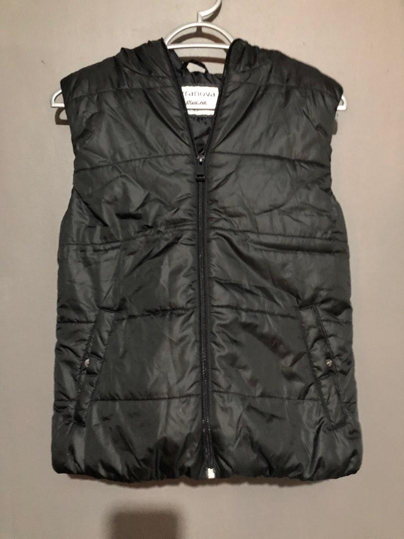 Preloved Auth Terranova Bubble Jacket Vest Outerwear Black, Women's ...