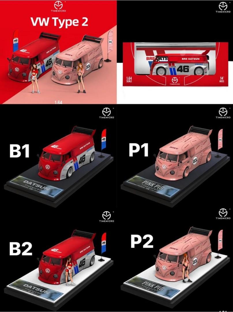 1/64 PINK PIG TIMEMICRO VW T1 フォルクスワーゲン