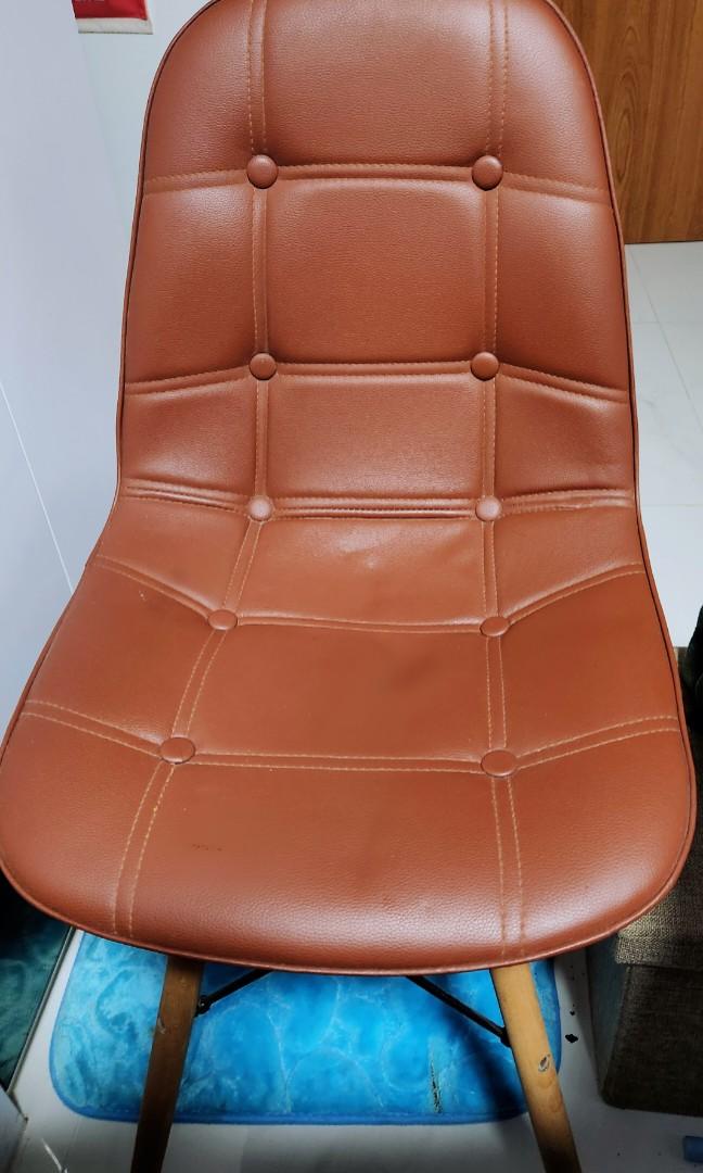 sale PU leather dining chair modern style Furniture Home Living Furniture Chairs on Carousell
