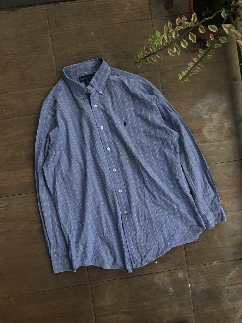 Ralph Lauren Classic Fit Long Sleeve Button Down Shirt Men's L / eaa526819