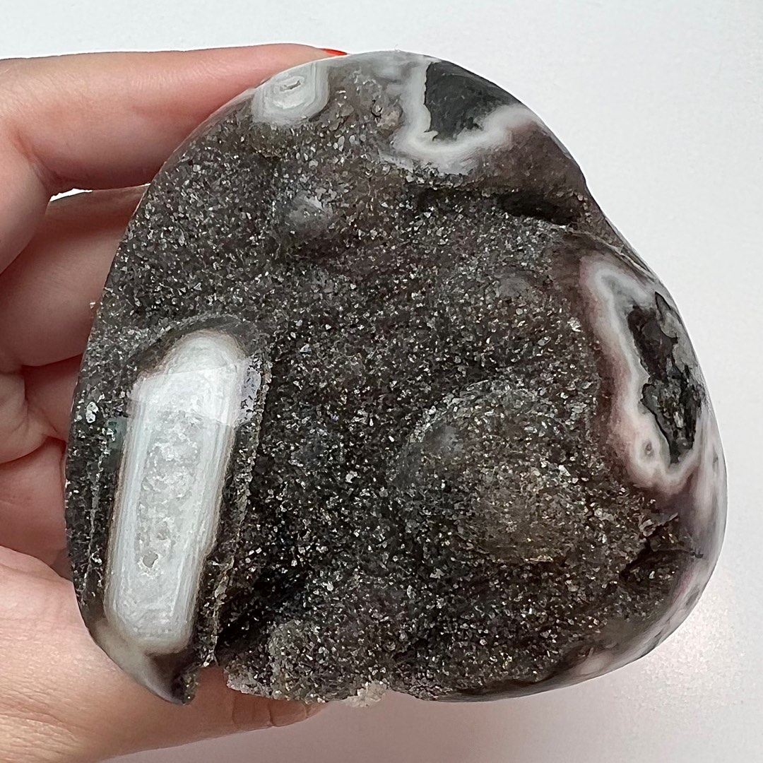 Rare Brown Amethyst Geode with Quartz and Jasper, Hobbies & Toys ...