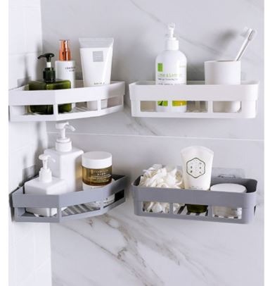 Rectangular Self adhesive Bathroom shelves bathroom organizer bathroom ...