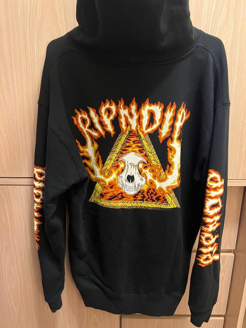 RIPNDIP hoodie inferno fire XL