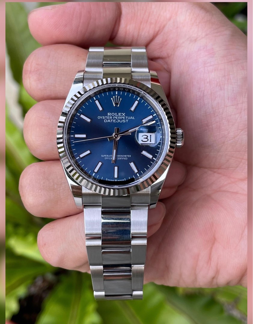 Rolex 126234 Blue Dial Luxury Watches on Carousell