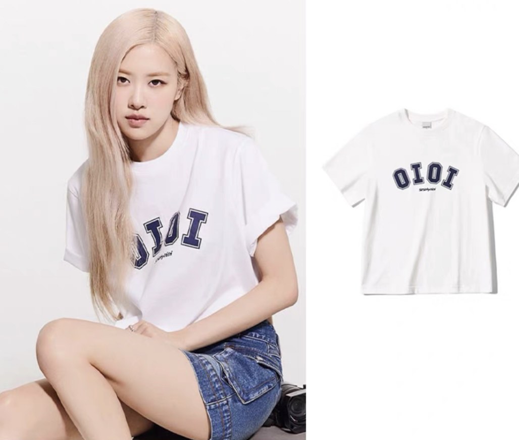 Blackpink rose t hot sale shirt